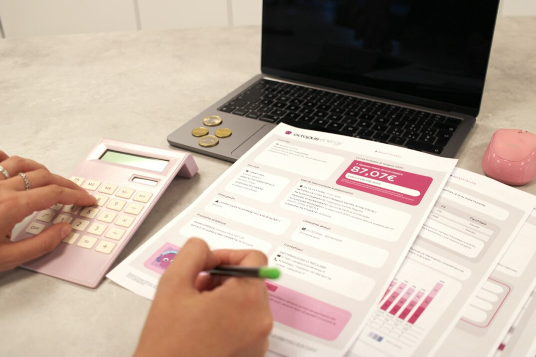 person reviewing bills